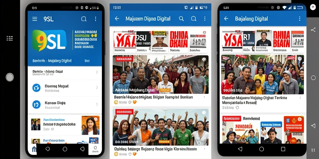 Antarmuka aplikasi 9SL yang modern dan mudah digunakan.