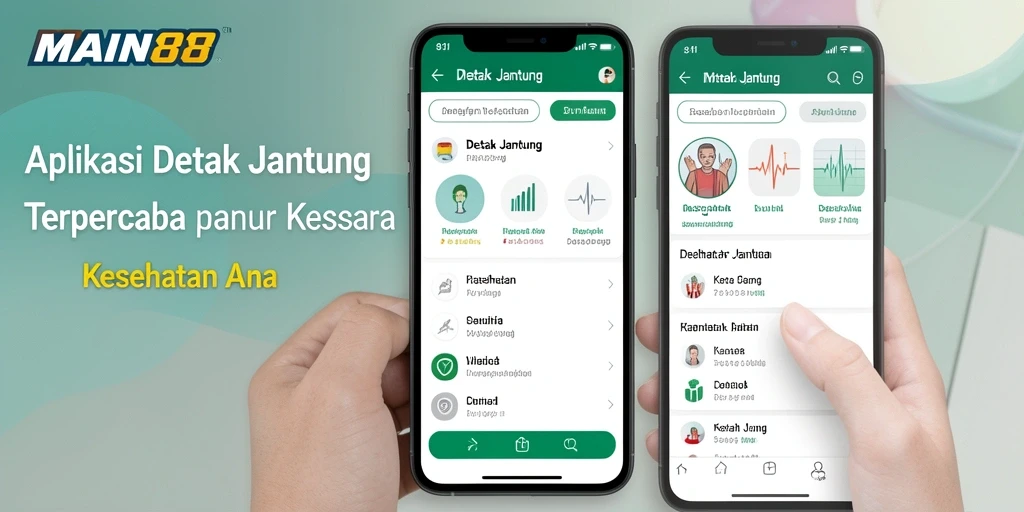 Antarmuka pengguna MAIN88 yang intuitif untuk detak jantung.