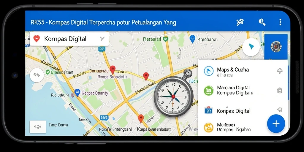 Tampilan antarmuka RK55 yang intuitif dan fungsional.