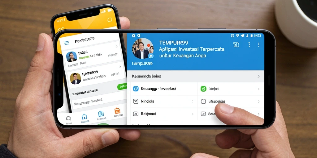 Tampilan antarmuka TEMPUR99 yang intuitif dan mudah digunakan.