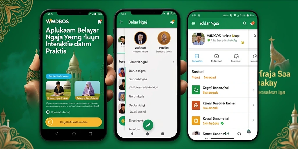 Antarmuka WDBOS yang mudah digunakan untuk Belajar Ngaji.
