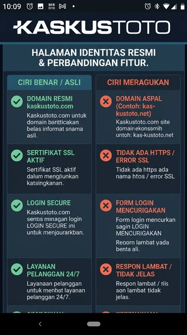 Kanal Resmi Kaskustoto untuk Pengguna Android